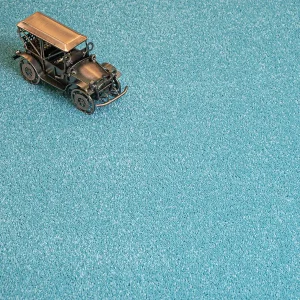 Aqua Blue Carousel Twist Carpet